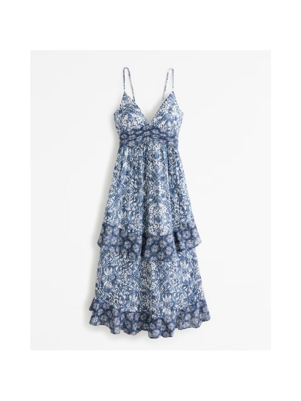 Abercrombie & Fitch Tiered Maxi Dress size small
